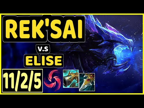 4LAN (REK'SAI) vs ELISE - 11/2/5 KDA JUNGLE GAMEPLAY - BR Ranked GRANDMASTER