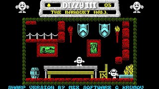 Sharp MZ-800 Game: Dizzy 3 - Fantasy World Dizzy (1989)