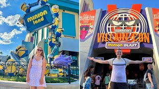 Riding The NEW Villain-Con Minion Blast At Universal Studios Florida!