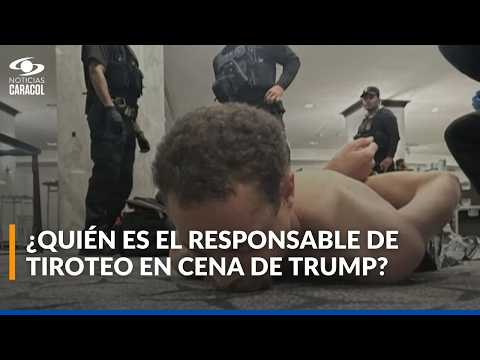 Identificaron al autor de disparos en cena en la que estaba Trump: el hombre fue capturado