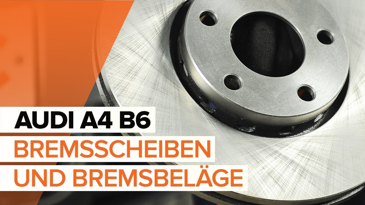 Wie Audi A4 B6 Bremsscheiben vorne wechseln - Schritt für Schritt Anleitung