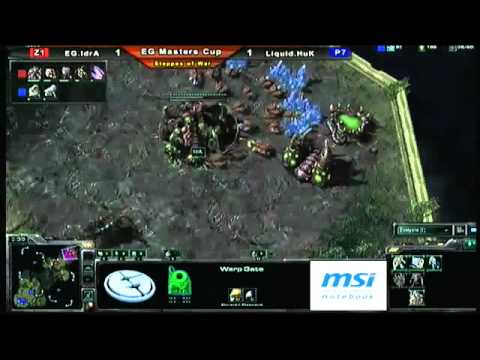 StarCraft 2 EG Master's cup: IdrA vs Huk, g3