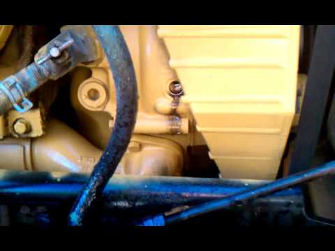 Caterpillar C15 Accert water pump leaking
