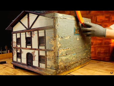 Half-Timbered restoration. Beehive in the German style of houses | DIY.