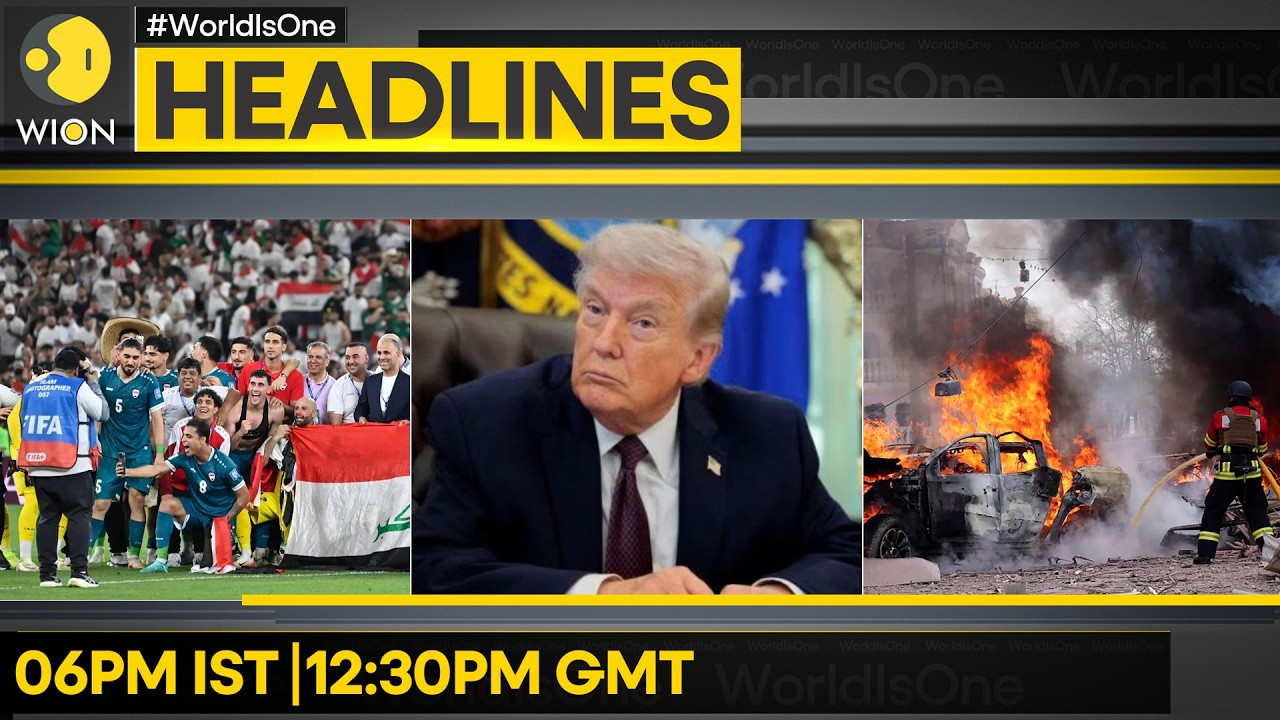 Drone, Missile Strike Kills One in Russia | Iraq Celebrates FIFA World Cup Qualification | HEADLINES