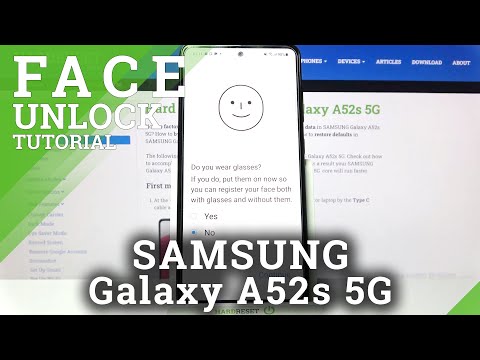 How to Set Up Face Unlock on Samsung Galaxy A52s 5G – Face Recognition Unlock