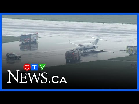 Private plane lands safely after mechanical issues at Pearson Airport, police say