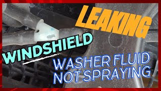 2014-2018 Subaru Forester Leaking/Weak Windshield Washer Fix, Y Adapter Replacement