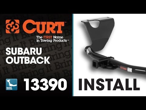 Trailer Hitch Install: CURT 13390 on 2011 Subaru Outback