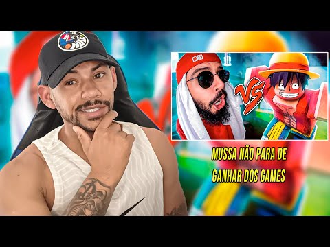 Luffy (Blox Fruits) Vs. Mussa - Batalha com Games | REACT