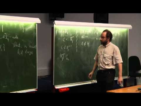 Michael Tsfasman - Codes and sphere packings for a number theorist. Lecture 1