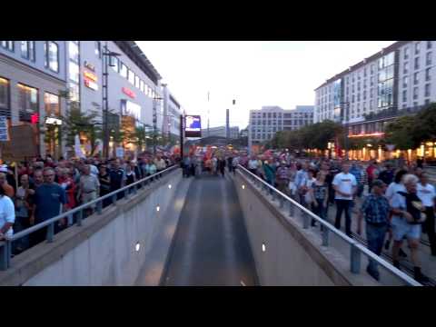 PEGIDA-Spaziergang, 24. August 2015 in Dresden