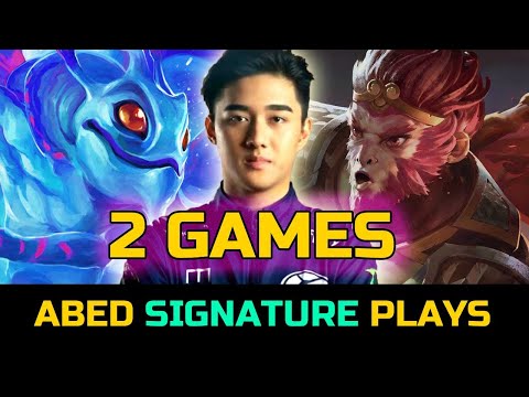 ABED 11KMMR SIGNATURE PLAYS - CRAZY MID PLAYS IN TWO HEROES DOTA 2