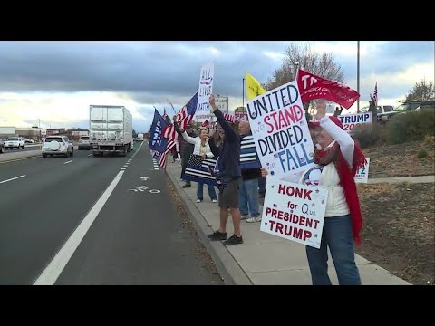 President Trump supporters rally in Bend