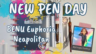 New Pen Day! Benu Euphoria Neapolitan, plus a peek at my Pen Inventory System!