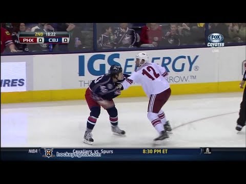 Paul Bissonnette vs Jared Boll Mar 16, 2013