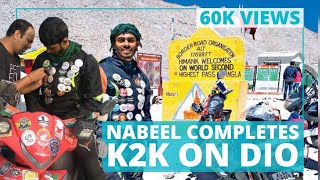 18 year old beats odds to conquer Kashmir on a Scooter