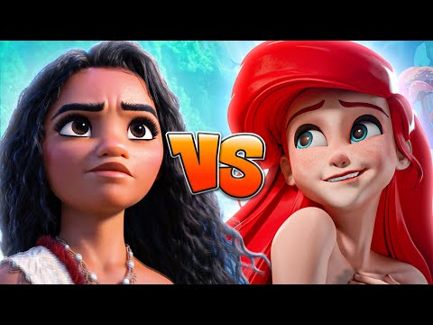 Moana VS Ariel - Batalha de Rap
