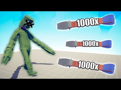 1000x OVERPOWERED POACHER vs UNITS - TABS | Totally Accurate Battle Simulator 2023