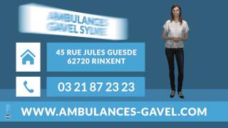 preview picture of video 'AMBULANCES GAVEL SYLVIE à Rinxent 62'