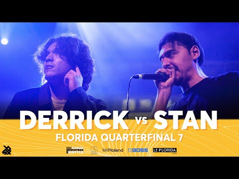 derrick 🇺🇸 vs stan 🇧🇪 | Florida Beatbox Battle 2025 | Quarter Final 7