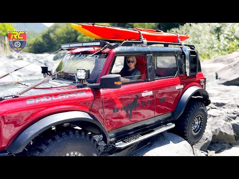 RC car | TRAXXAS TRX-4 | Ford NEW Bronco 2021 | H-TECH Bumper & Roof Rack | The 2nd upgrade #30