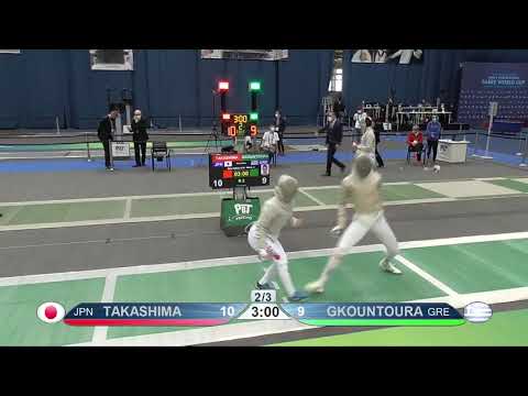 Budapest 2021 SWS - L32 - Takashima JPN v Gkountoura GRE