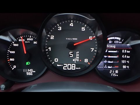 2017 Porsche 718 Boxster S 350 HP 0-100 km/h, 0-100 mph & 0-200 km/h Acceleration