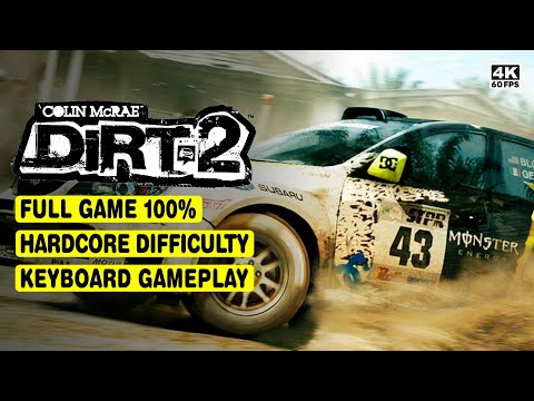 COLIN MCRAE DIRT 2 • FULL GAME 100% • HARDCORE DIFFICULTY • 4K
