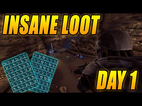 How I SOLO Raided EVERYONE On DAY 1 For INSANE LOOT - ARK