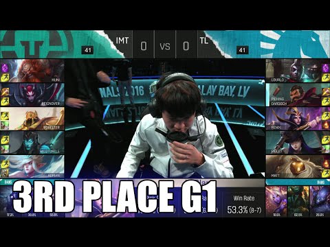 Immortals vs Team Liquid | Game 1 for 3rd Place S6 NA LCS Spring 2016 Playoffs | IMT vs TL G1 1080p