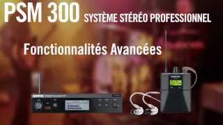 Shure P3TR112GR Système de retour personnel PSM®300 Std avec intra SE112 - 606-630 MHz - K3E - Video