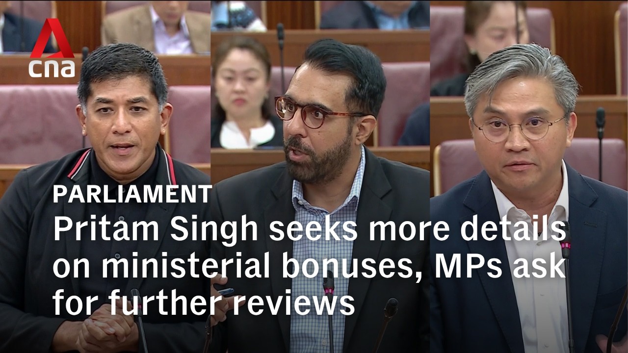 Singapore parliament debates ministerial salary framework; opposition seeks variable bonus transparency