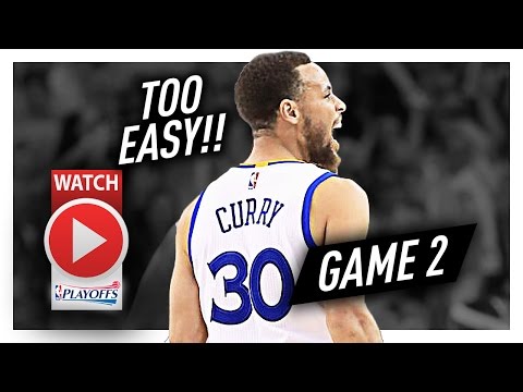 Stephen Curry Full Game 2 Highlights vs Trail Blazers 2017 Playoffs - 19 Pts, 6 Ast, 6 Reb