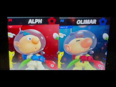 Olimar vs Alph (super smash bros ultimate) #pikmin #ssbu