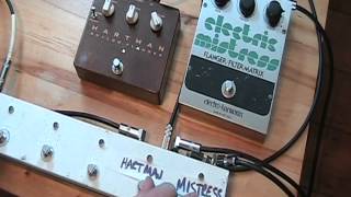 Video thumbnail for Hartman Analog Flanger vs Electric Mistress by blondegraemey