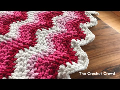 Left Hand Crochet for Beginners Baby Blanket Pattern The Crochet Crowd