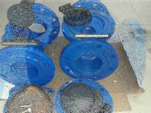 Rubber seated swing check valve PN10