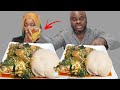 HE THINKS HE CAN DO THIS TO ME BUT I TOLD HIM ENOUGH IS ENOUGH | OKRA SOUP WITH FUFU | AFRICAN FOOD