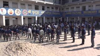 preview picture of video 'School Morning Routine: Shree Phutung Higher Secondary; Nepal'