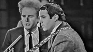 Simon &amp; Garfunkel - Sounds Of Silence (Live Canadian TV, 1966)