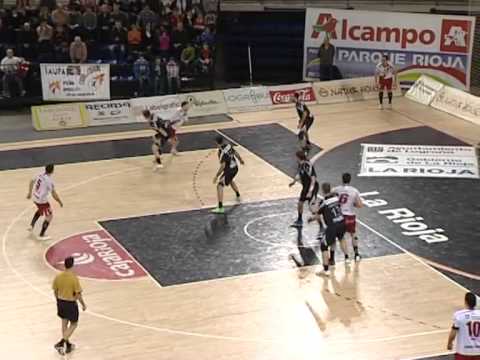 Jornada 16. ASOBAL 2012/2013 Naturhouse La Rioja 31 - Atlético de Madrid 30