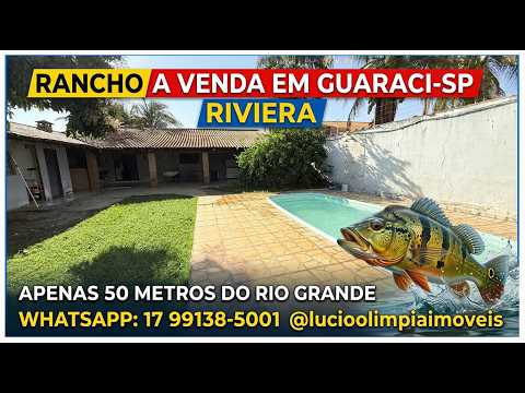 RANCHO À VENDA EM GUARACI-SP | RIVIERA Terreno de 450 m² | R$ 300.000,00 (Oportunidade de ter PAZ)