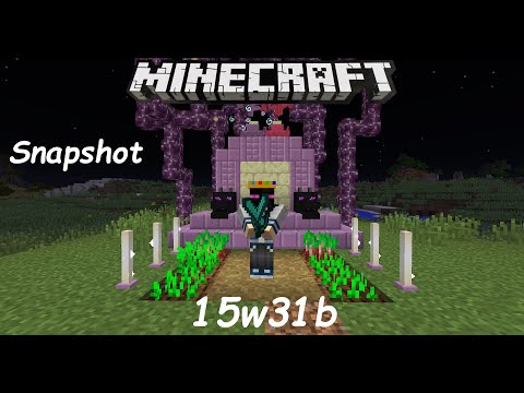 Komplett Neues END, 2 Hände & vieles mehr!!!! - Minecraft Snapshot 15w31b