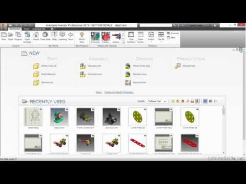 Autodesk Inventor 2015 Tutorial | Getting Started