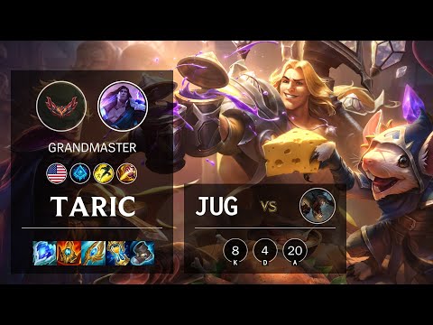 Taric Jungle vs Fiddlesticks - NA Grandmaster Patch 12.4