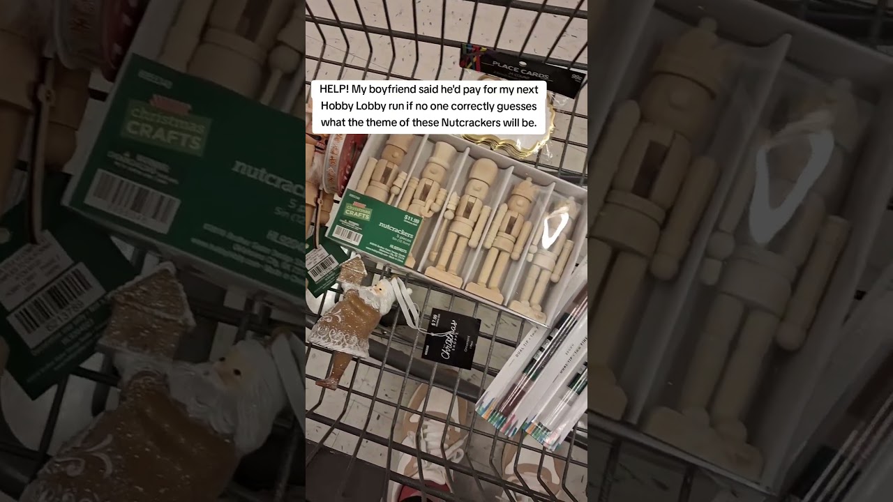 DIY Hobby Lobby Christmas Nutcrackers #budget #savemoney #crafts #acrylicpainting #holidaydecor #diy