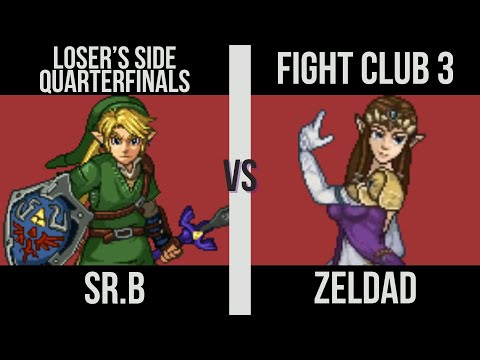 Sr.B (Link) vs. Zeldad (Zelda) - Loser's Quarterfinals - FIGHT CLUB 3