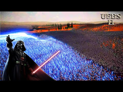 DARTH VADERS LEAD JEDI KNIGHTS vs 1,000,000 ALIENS | Ultimate Epic Battle Simulator 2 | UEBS 2