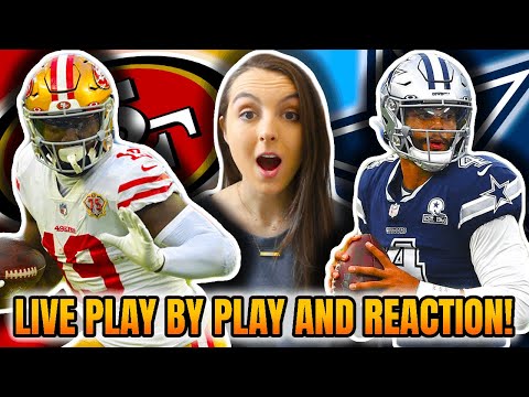 San Francisco 49ers vs Dallas Cowboys LIVE Play by Play and Reaction! NFL NFC Wild Card (2022)